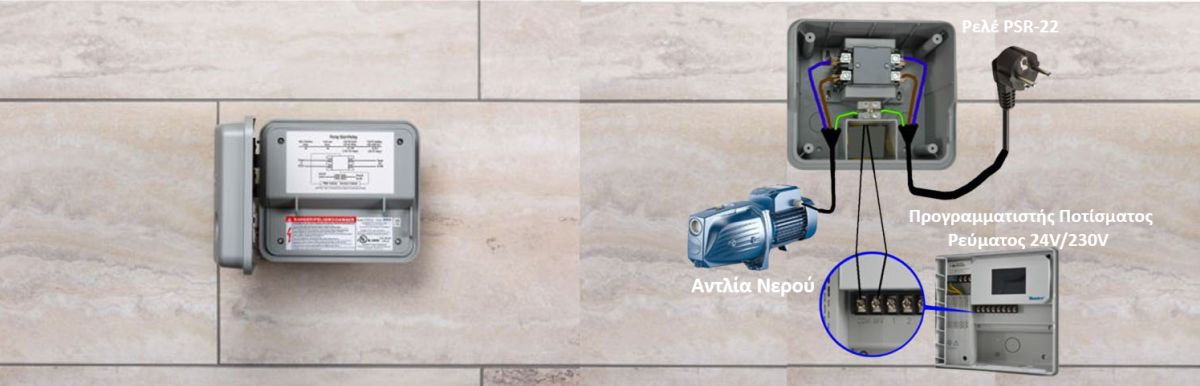 Hunter PSR-22 Ρελέ Εκκίνησης Αντλίας 24V/230V Μονοφασικό έως 3Hp Pump Start Relay Hunter PSR-22 Ρελέ Εκκίνησης Αντλίας 24V/230V Μονοφασικό έως 3Hp Pump Start Relay